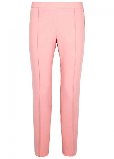 Boutique Moschino Pink Cropped Slim-leg Trousers