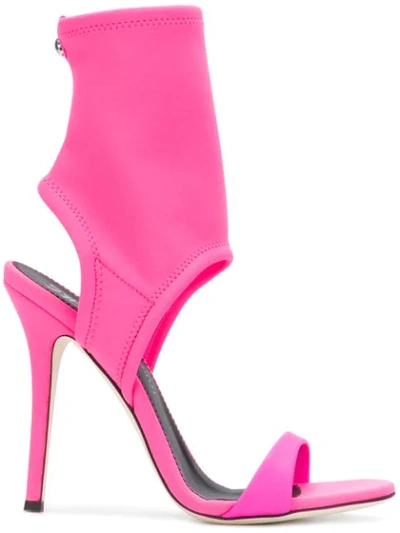 Giuseppe Zanotti Ankle Cuff Sandals In Pink