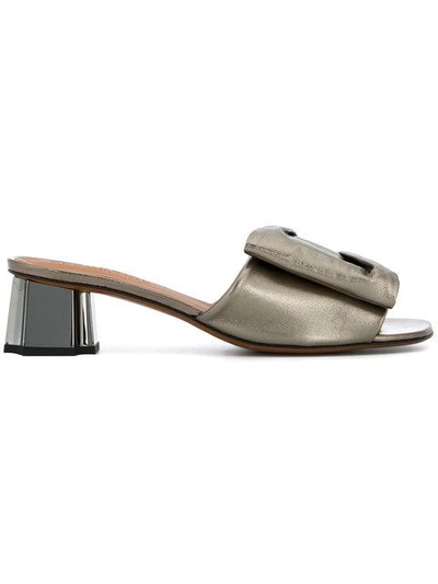Robert Clergerie Lendy Sandals In Metallic