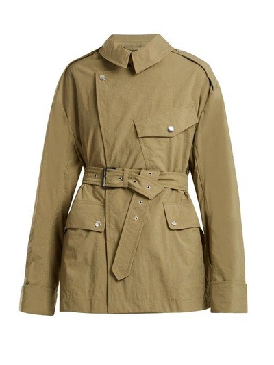 【関税&送料込】Isabel Marant Trench Coat Isabel Marant Freanne Snakeskin-Print Linen Belted Trench
