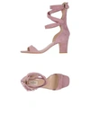 Valentino Garavani Sandals In Pastel Pink