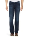 7 For All Mankind Austyn Straight Jeans In Classic Indigo