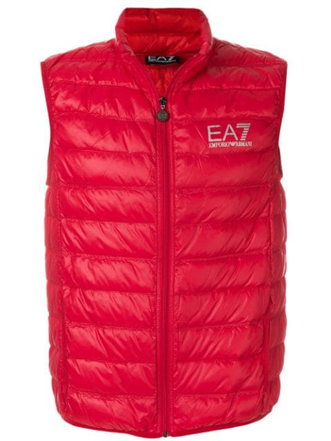 ea7 sleeveless jacket