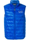 Ea7 Padded Logo Gilet