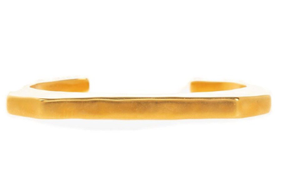 Zadig & Voltaire Geometric-cut Cuff Bangle In Gold