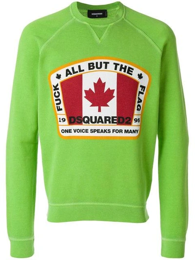 Dsquared2 Canadian Flag Patch Sweatshirt