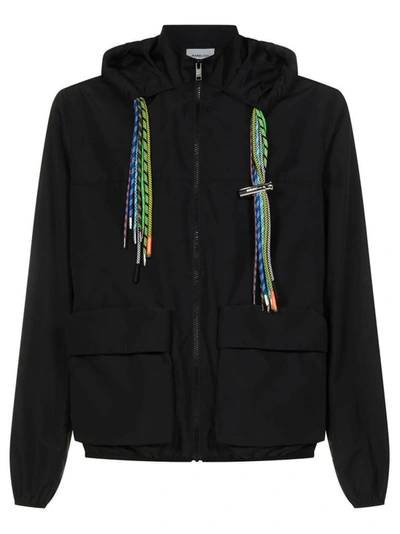 Ambush Drawstring Hooded Jacket In Black