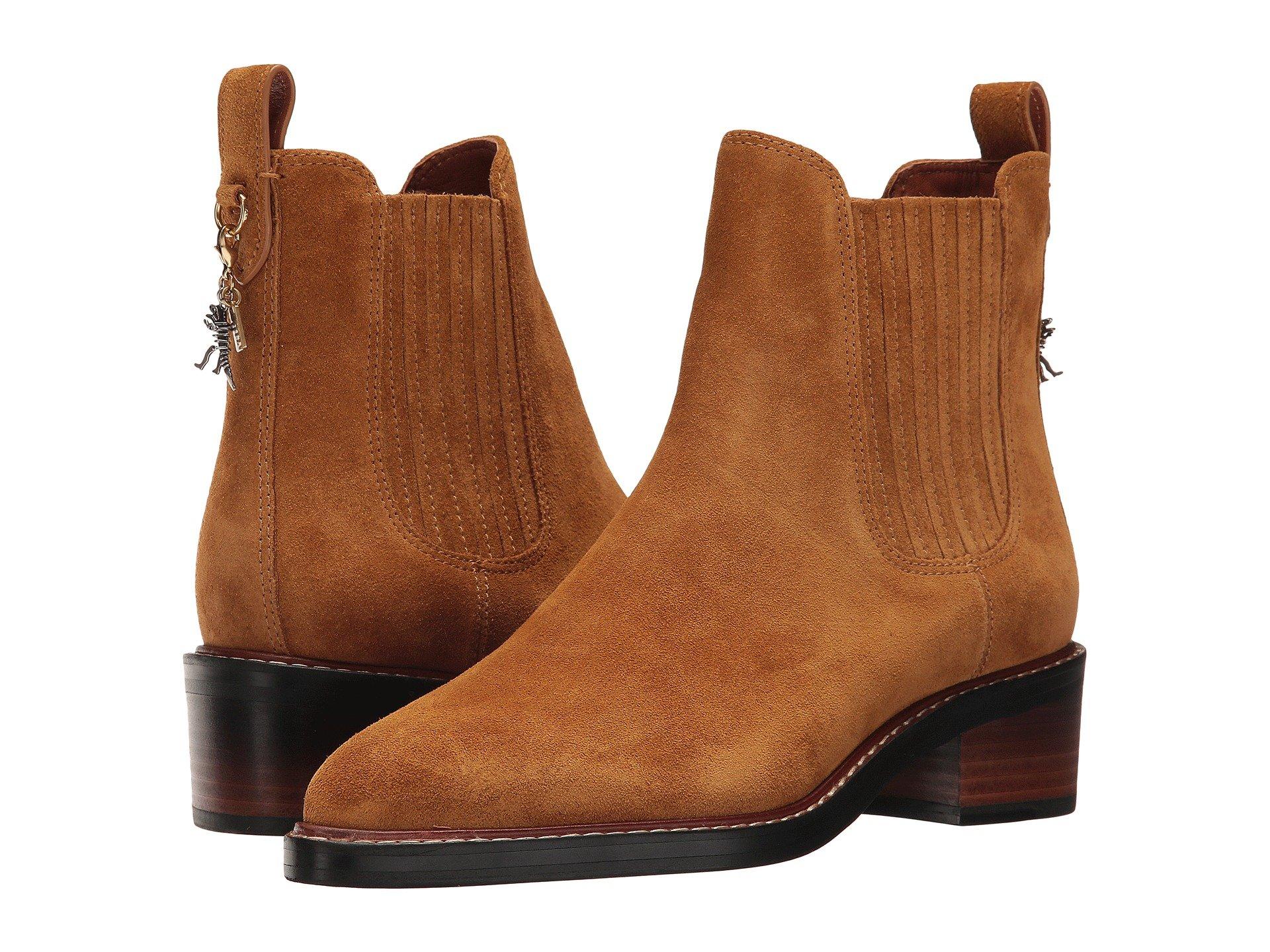 coach suede boots