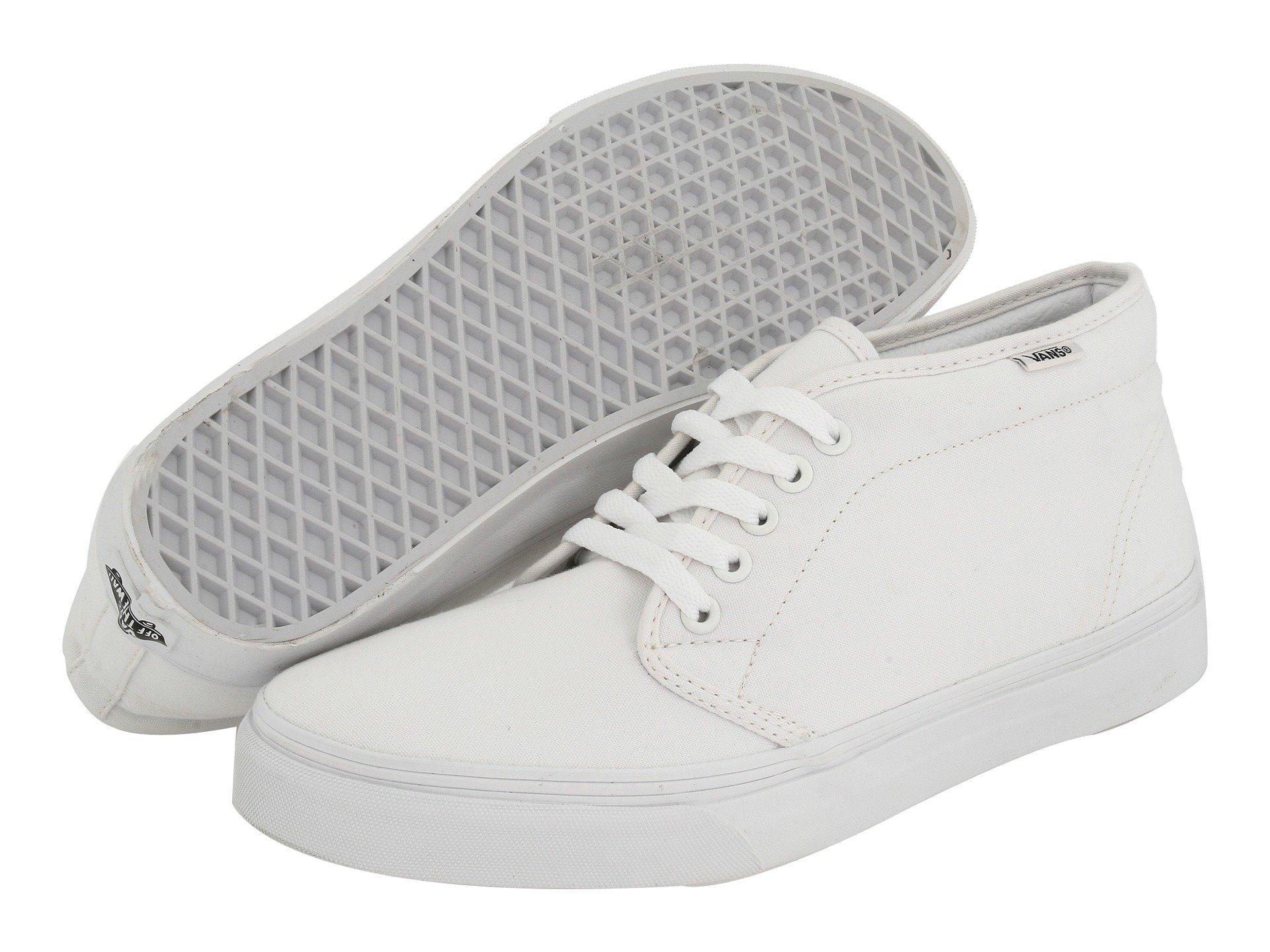 vans chukka boot true white