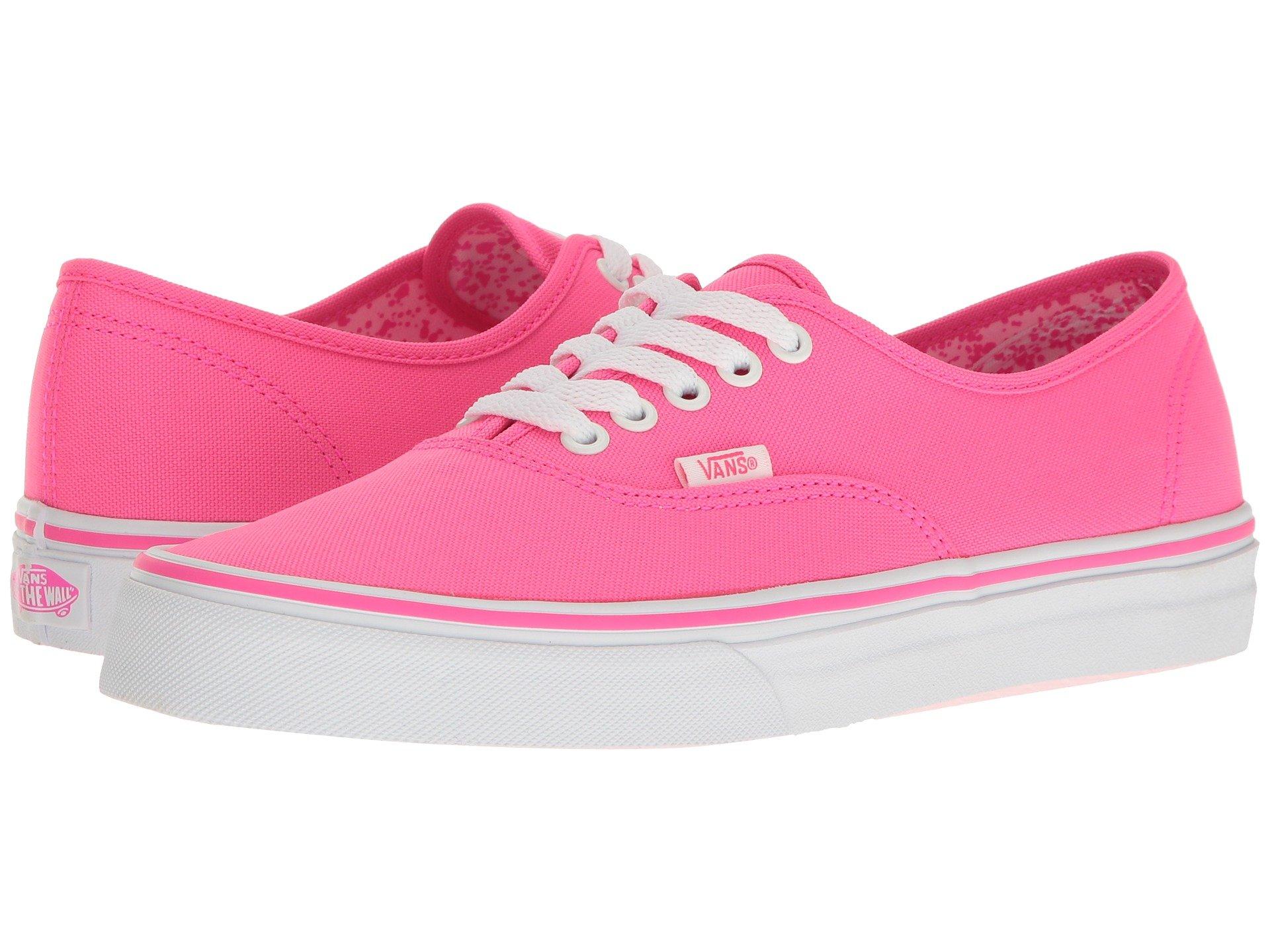 neon pink vans