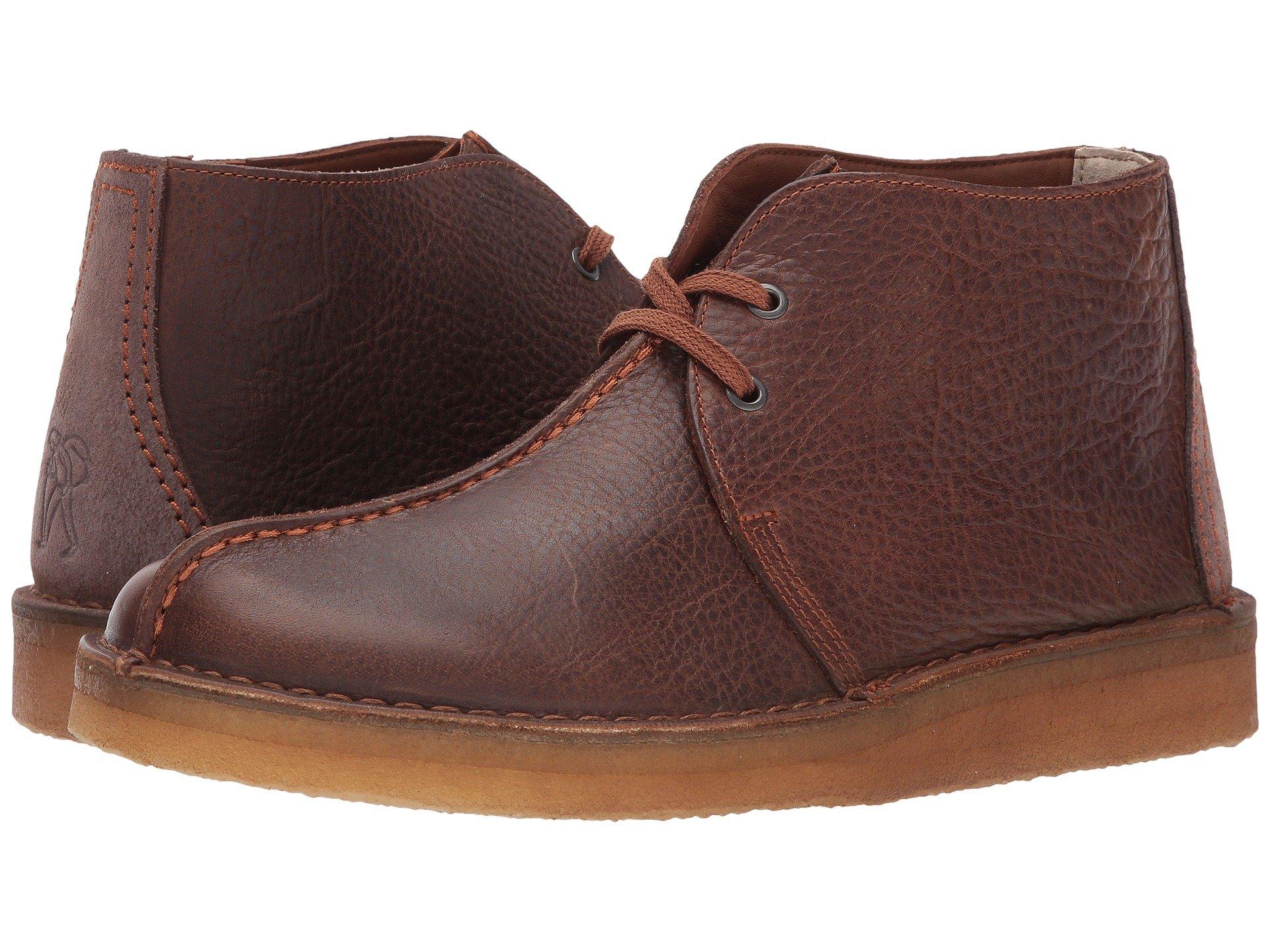 clarks desert trek tan leather