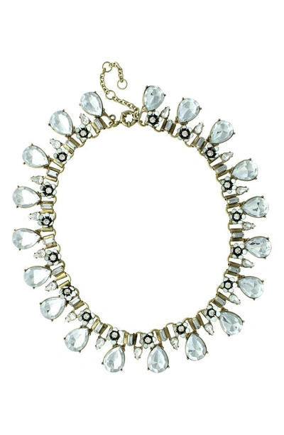 Olivia Welles Krystle Collar Necklace In Gold / Clear