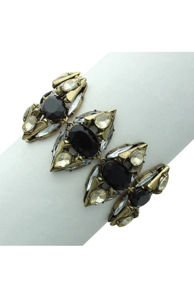 Olivia Welles Cassidy Jeweled Bracelet In Gold