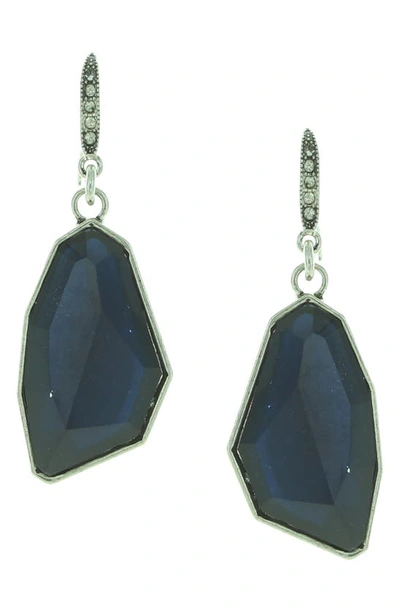 Olivia Welles Cobalt Rain Earrings In Silver / Blue