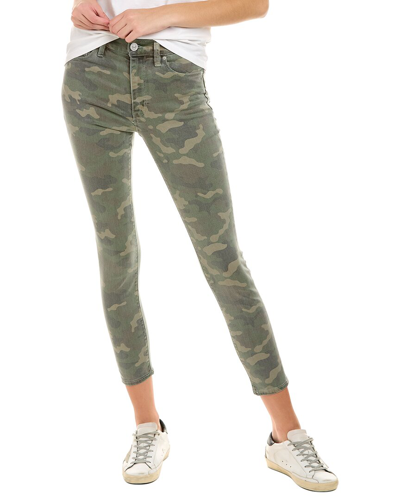 Hudson Barbara Camo High-rise Super Skinny Ankle Jean In Green