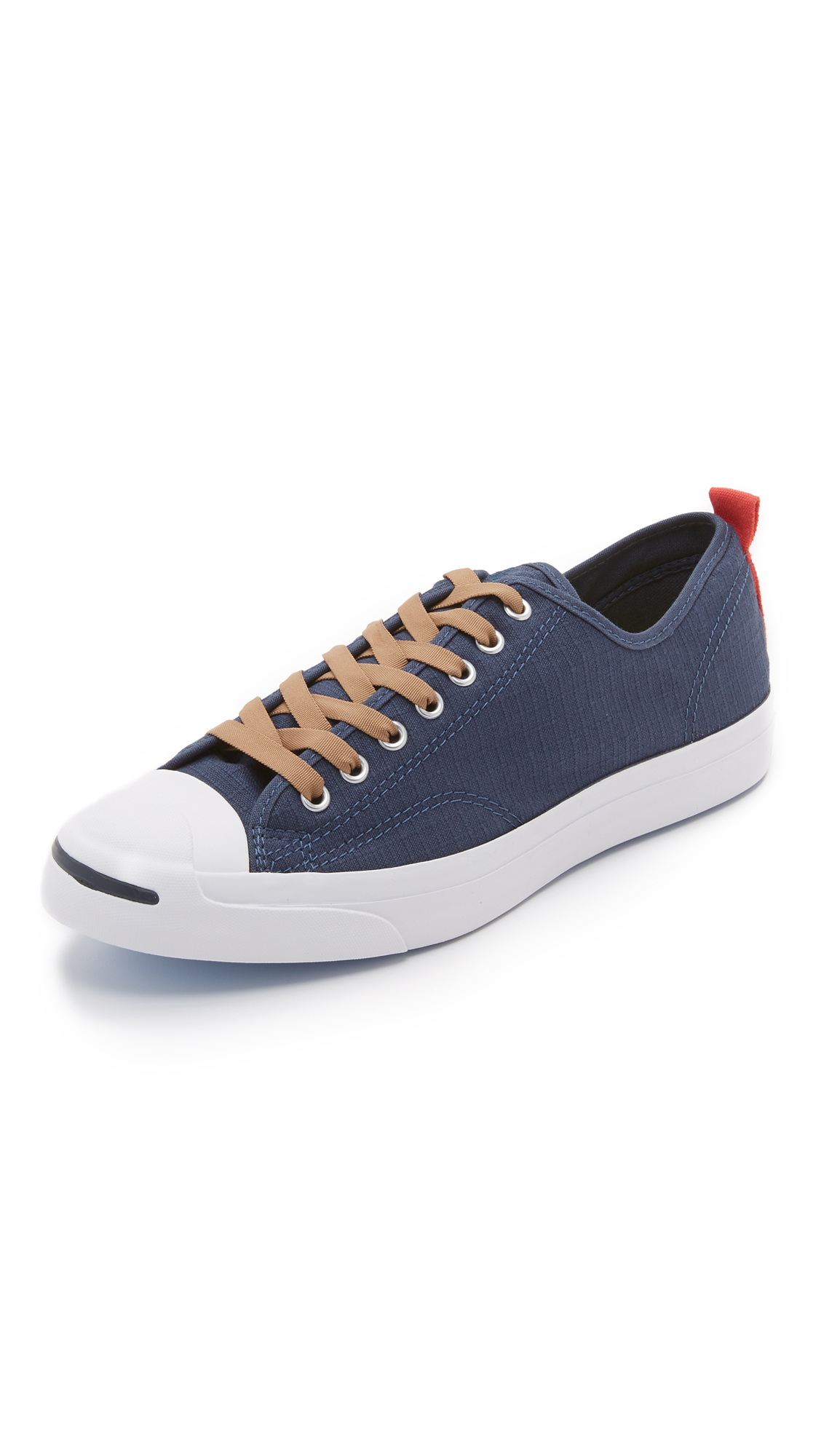Converse Jack Purcell Jack Ripstop Sneakers In Navy/white/sand Dune ...