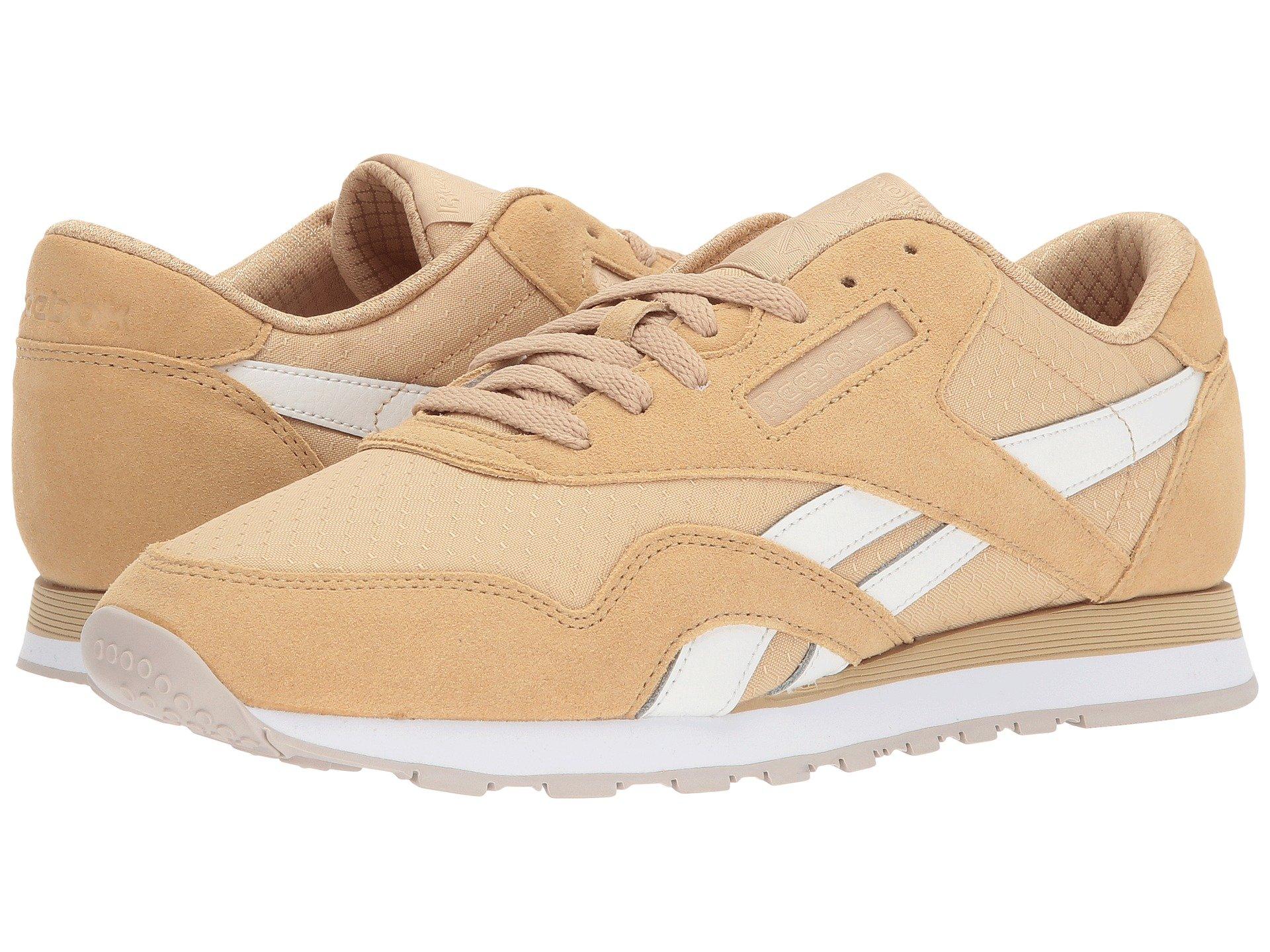reebok classic nylon beige