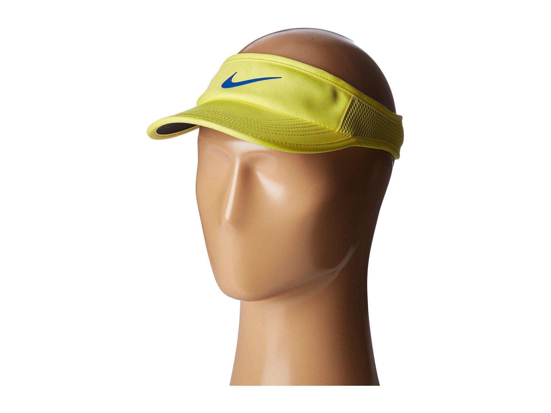 yellow nike visor