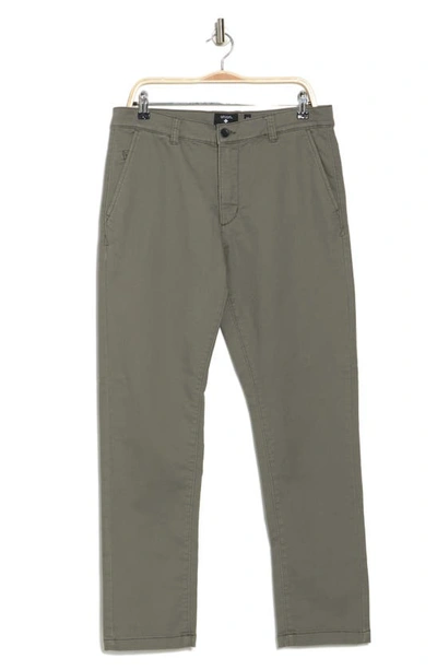 Union Knit Twill Chino Pants In Military