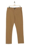 Union Knit Twill Chino Pants In Chestnut