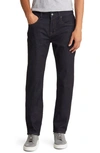 7 For All Mankind The Straight Squiggle Straight Leg Jeans In Dark Blue