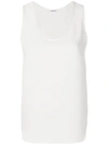 P.a.r.o.s.h Sleeveless Shift Tank Top In Neutrals