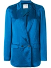 Forte Forte Double-breasted Blazer - Blue