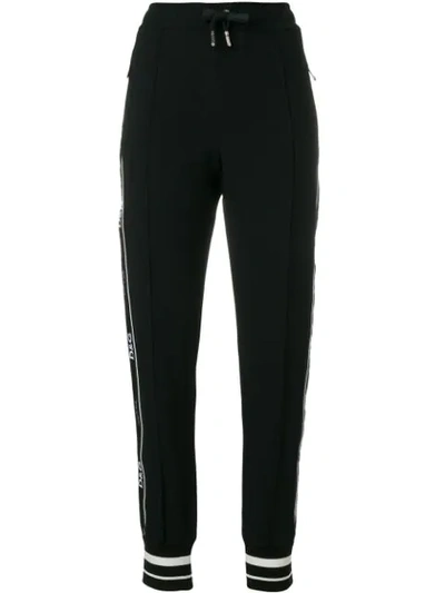 Dolce & Gabbana Fitted Casual Trousers In Black