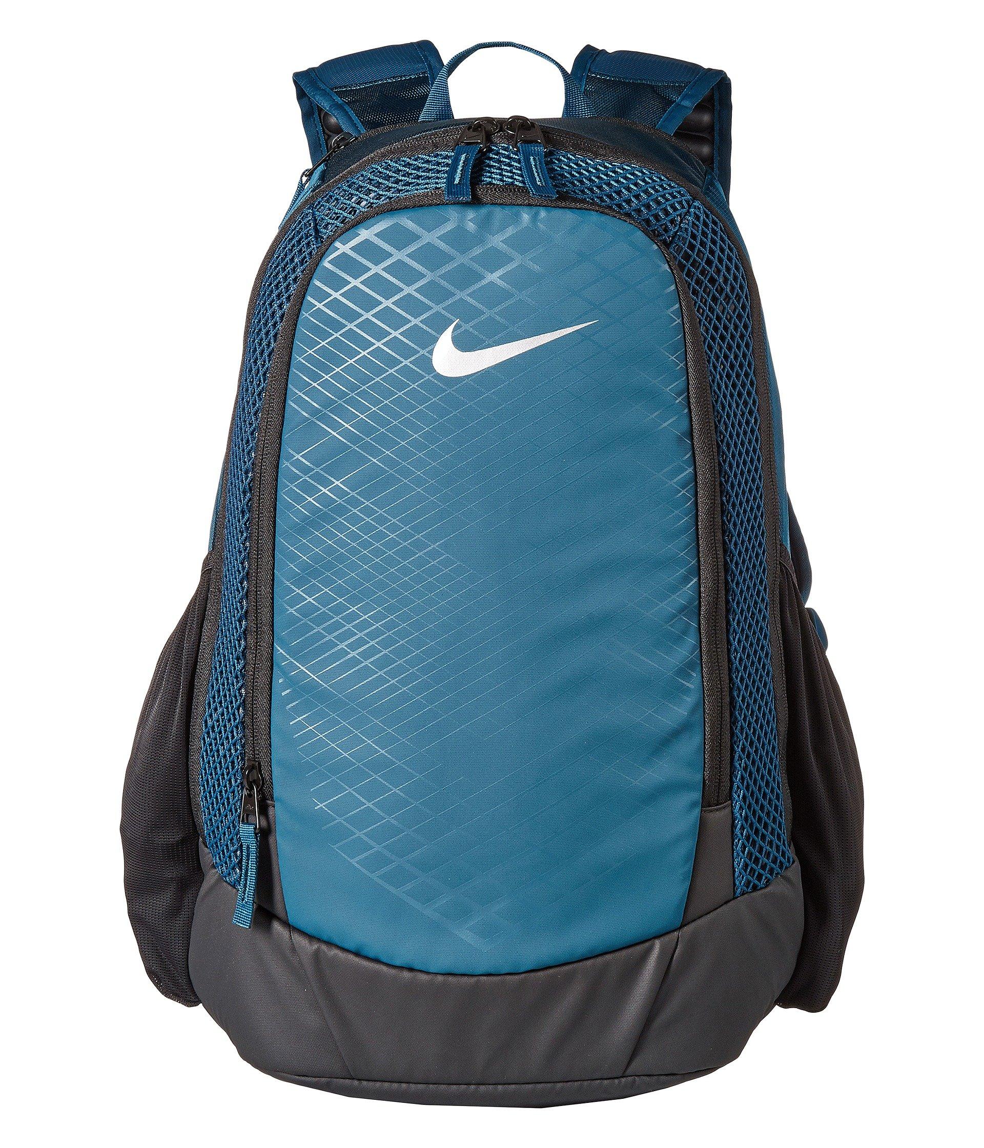 black and green nike backpack