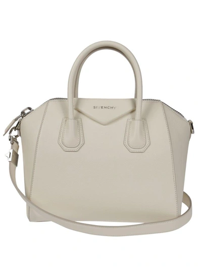 Givenchy Small Antigona Tote In Off White