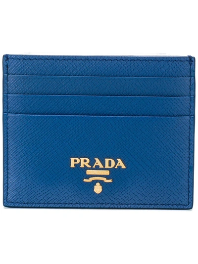 Prada Logo Plaque Cardholder