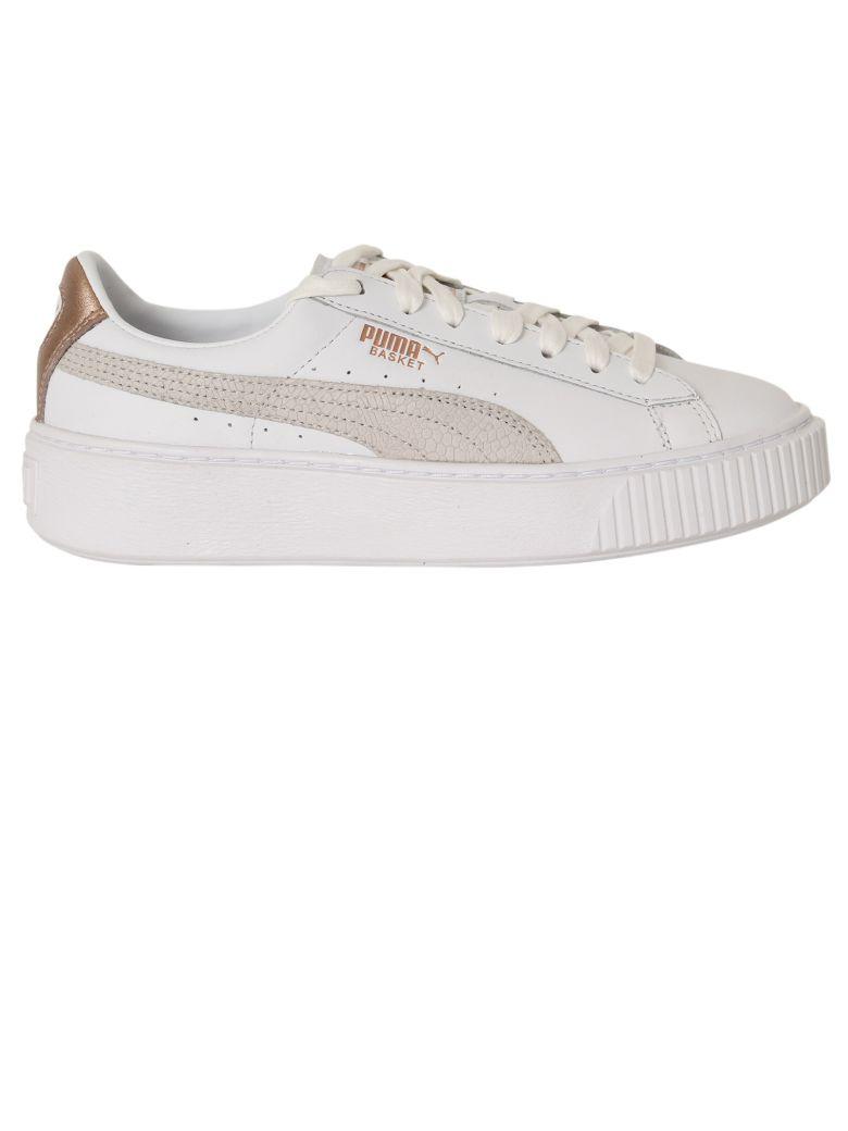 Puma White Platform Euphoria Sneakers 