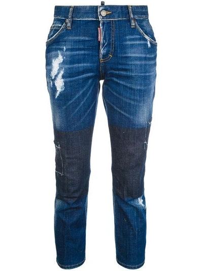 Dsquared2 Slouch Cropped Jeans
