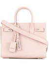 Saint Laurent Mini Sac De Jour Tote Bag In Pink