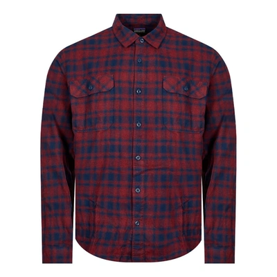 Patagonia Fjord Flannel Shirt In Red