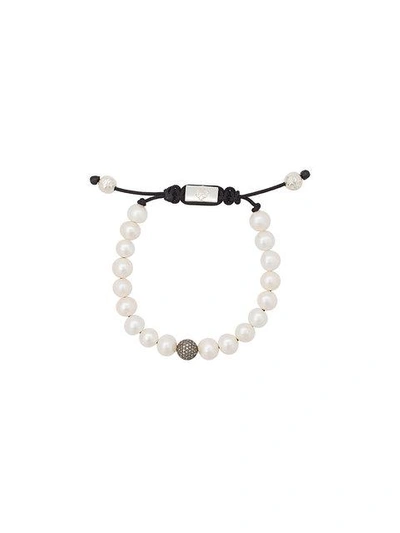 Nialaya Jewelry Pearl Bead Bracelet - White