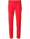 Moschino Slim-fit High Trousers - Red