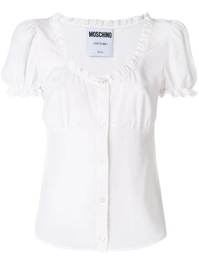 Moschino Ruffled Corset Blouse