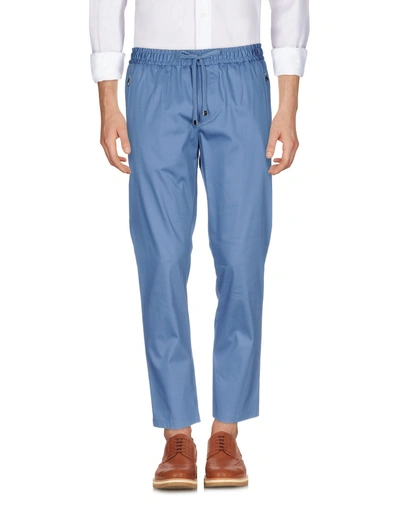 Dolce & Gabbana Casual Pants In Slate Blue