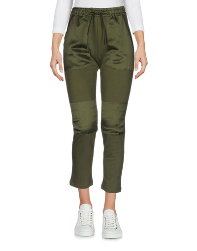 Mr & Mrs Italy Casual Pants In Military Green