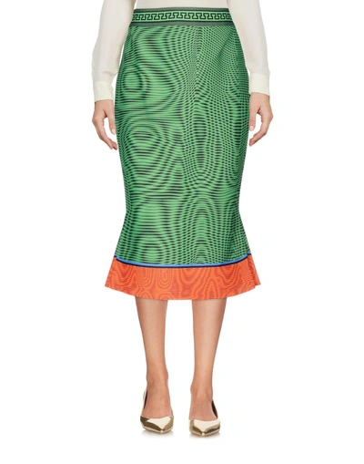 Mary Katrantzou Knee Length Skirt In Green
