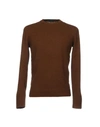 Zanone Sweaters In Brown