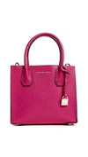 Michael Michael Kors Mercer Messenger In Ultra Pink