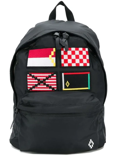 Marcelo Burlon County Of Milan Multicolor Flags Graphic Backpack