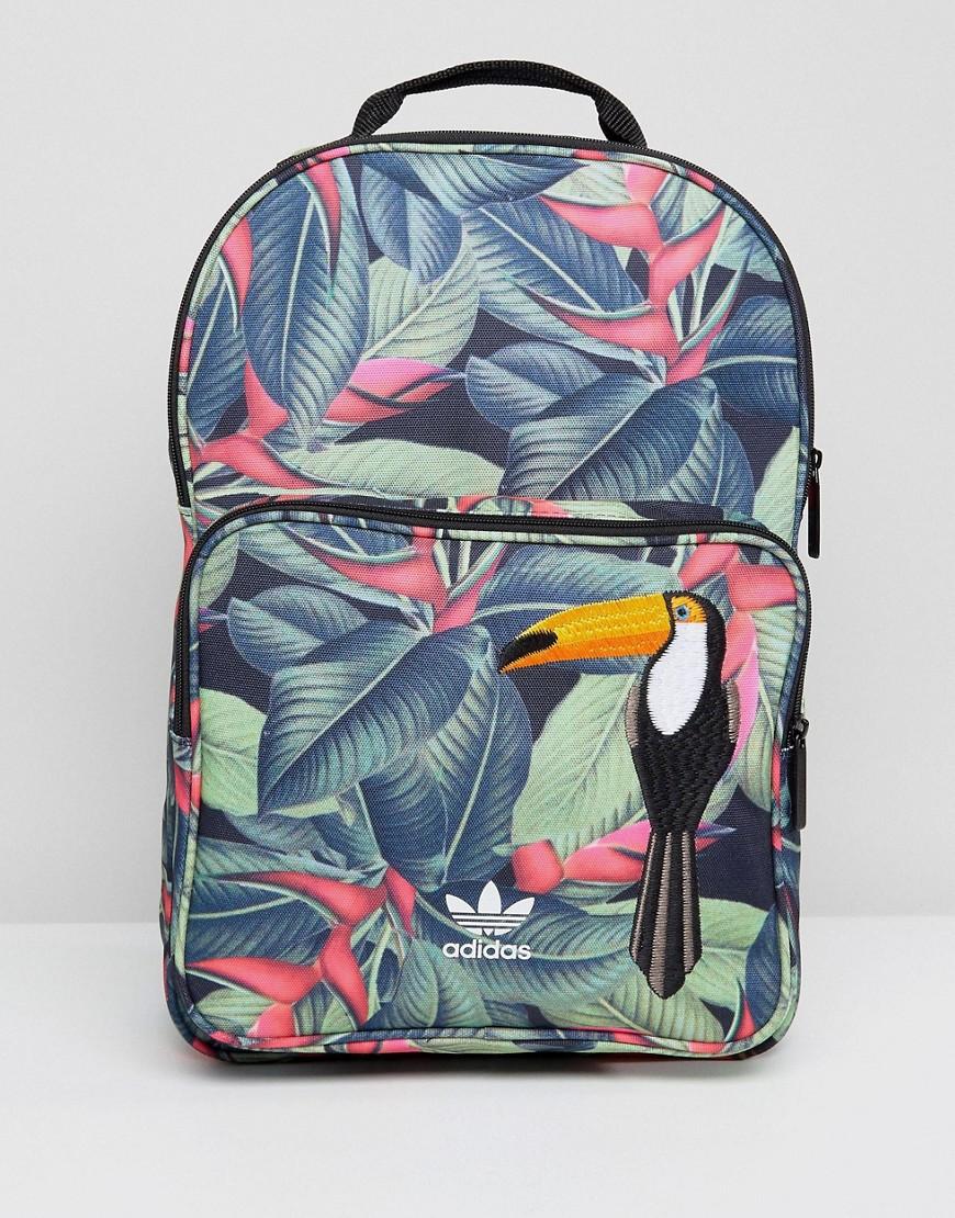 adidas animal print backpack