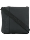 Emporio Armani Logo Shoulder Bag In Black