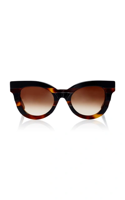 Kate Young Christy Cat-eye Sunglasses In Black