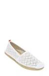 Sea Star Beachwear Beachcomber Eyelet Flat Espadrille Water Shoes In White