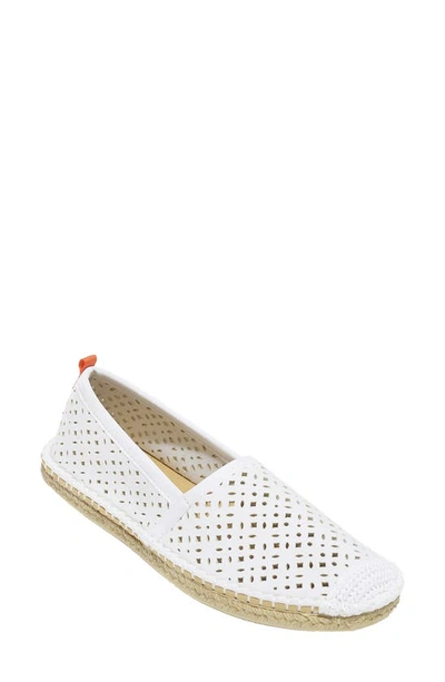Sea Star Beachwear Beachcomber Eyelet Flat Espadrille Water Shoes In White