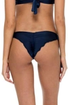Luli Fama Seamless Side Tie Brazilian Bikini Bottoms In Marino Blue